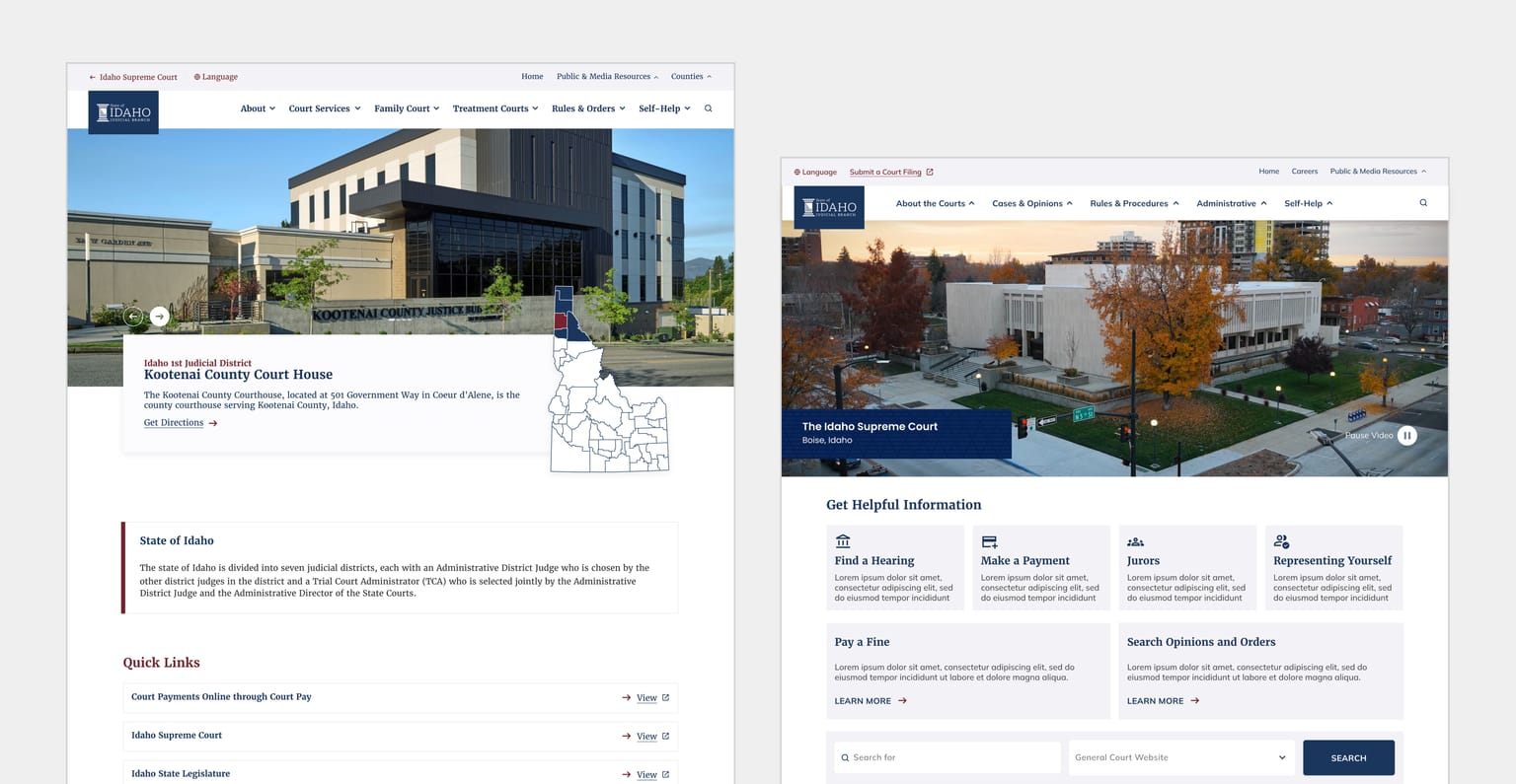 Internal CMS platform login screen
